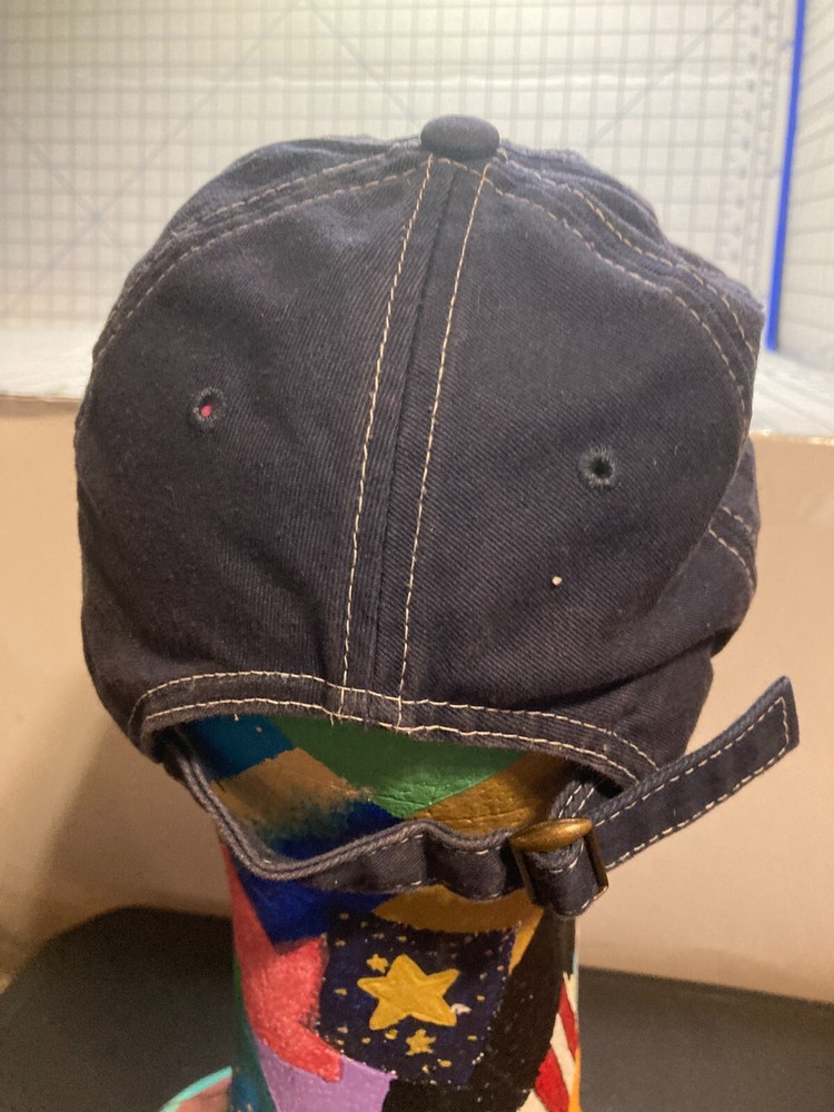 Chowdaheadz Fenway Patch Dirty Water 6 Panel Patch blue strapback White Stitches