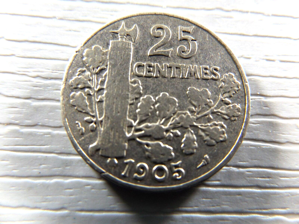 FRANCE 1905 25 Centimes