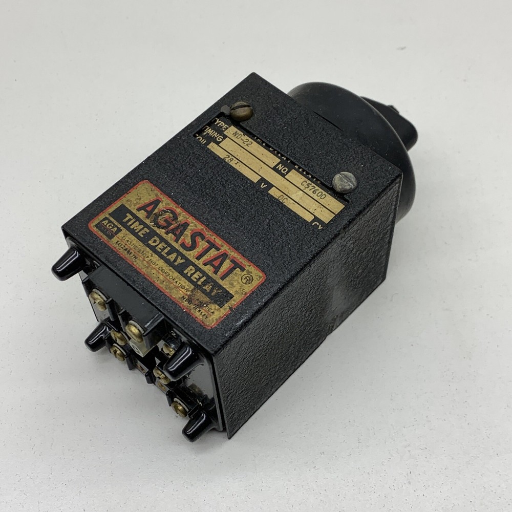 Agastat ND-22 Time Delay Relay 28VDC Coil