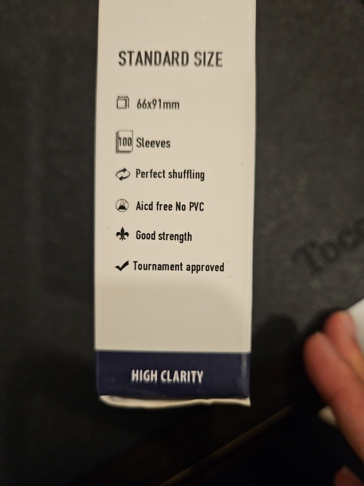 Card Sleeves matte (Rough Texture) - Pack Of 100