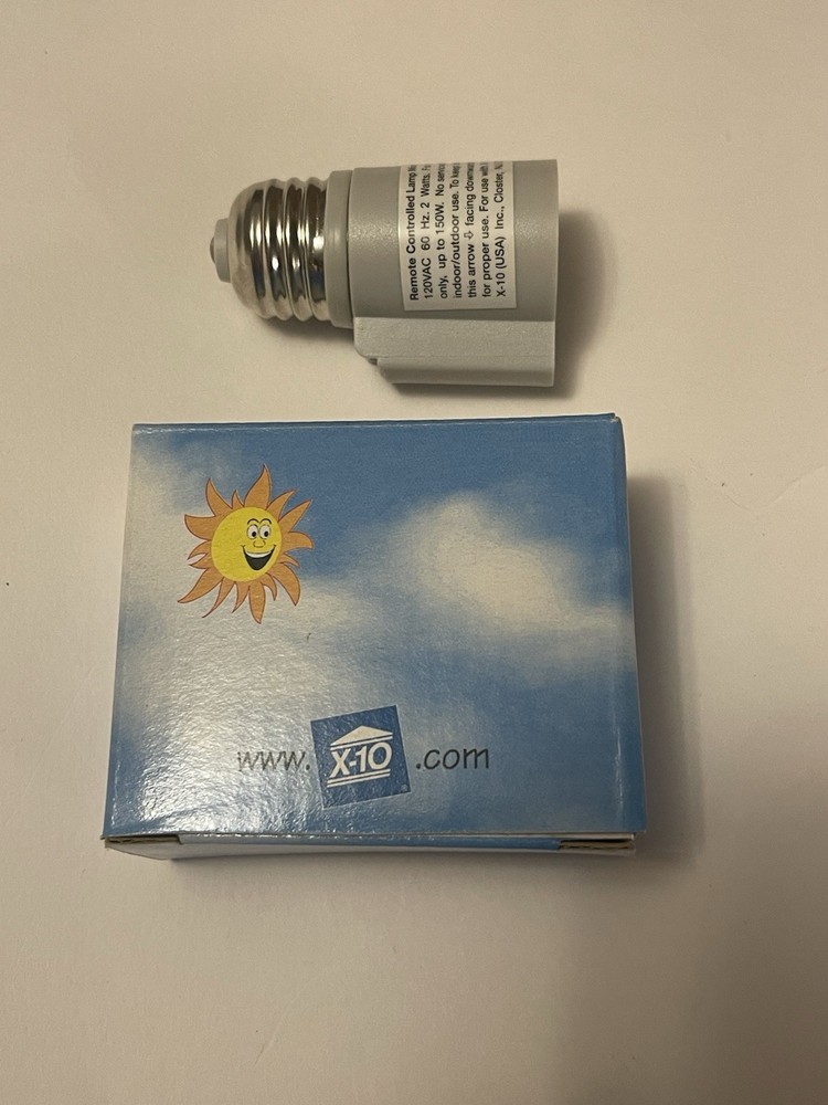 X-10 Screw-In Lamp Module LM15A Remote Controlled Lamp Wireless Socket Rocket