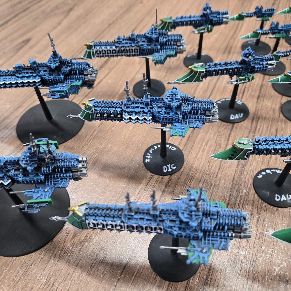 Painted Battlefleet Gothic Complete Imperial Army Fleet OOP Games Workshop