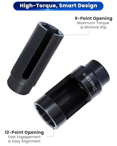 10Pcs Oxygen Sensor Socket Set Sensor Oil Pressure Sending Unit Removal Kit