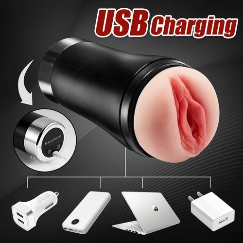Automatic Masturbator Cup Male Stroker Handsfree Pocket Pussy for Men Sex Toy
