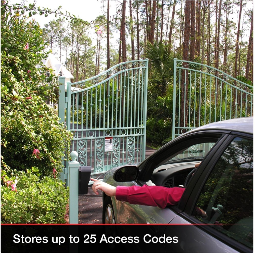 Wireless Gate Opener Keypad, 25 Codes