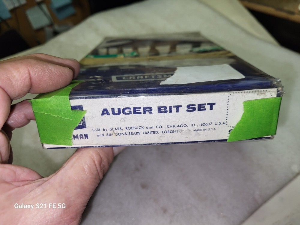 Vintage Craftsman Auger Bit Set #94156