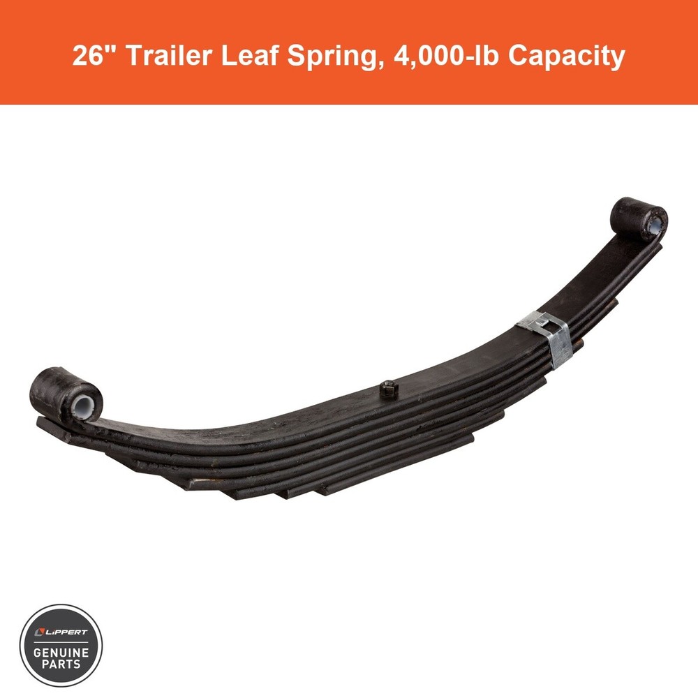 Replacement Trailer Leaf Spring - 26", 4,000-lb. Weight Capacity