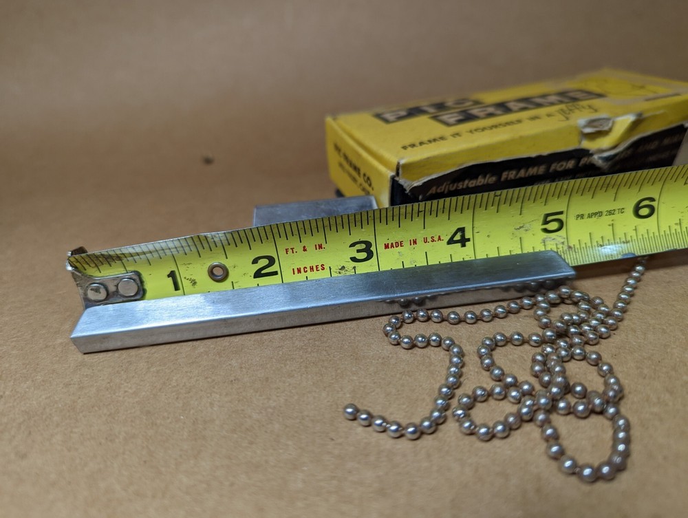 Vintage Adjustable Mid Century Wall Mount Frame for Mirrors