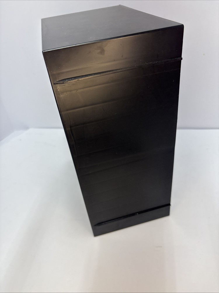 case logic black plastic dvd rack , stores 14 dvd,s