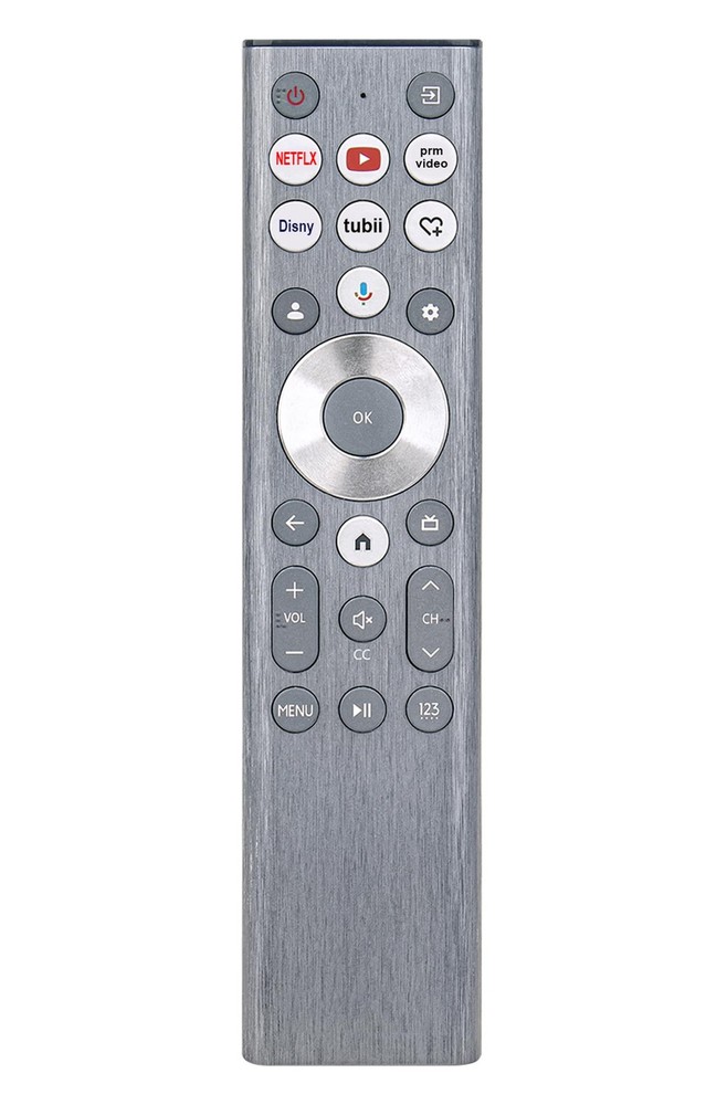 ERF6A80 Replace Voice Remote Control with Backlit fit for middle, Silver