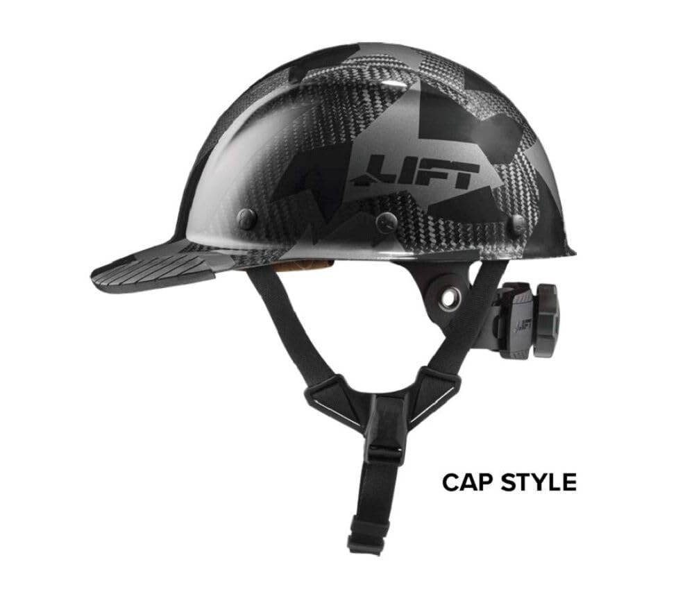 LIFT SAFETY Dax Hard Hat Replacement Suspension With Chinstrap, Black