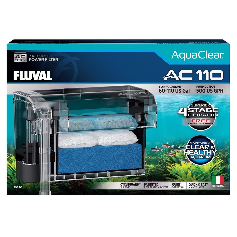 Fluval AC Power Filter Size: 110 Gal