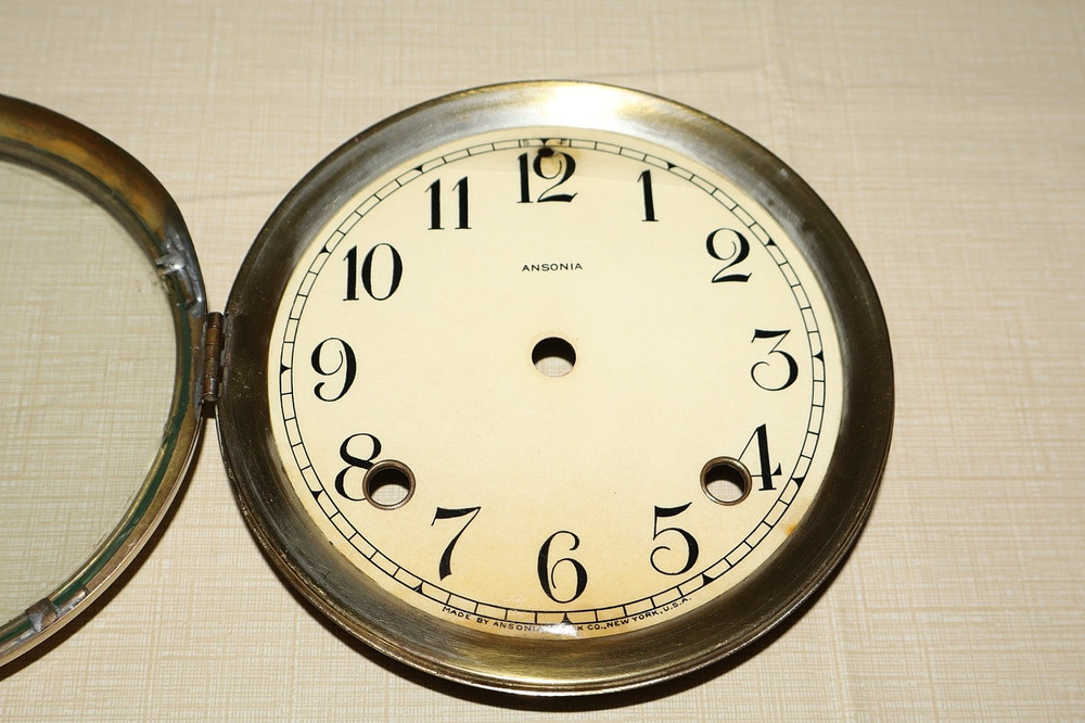 Ansonia Clock Dial and Bezel