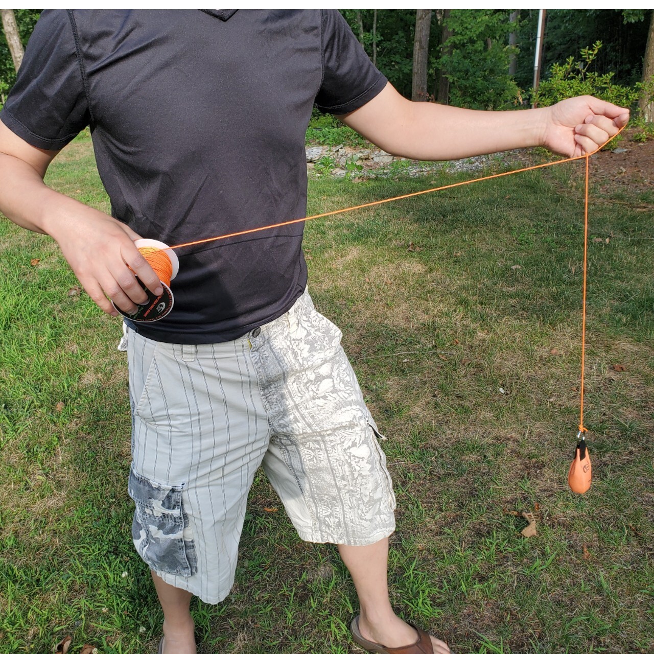 Arborist Climbing Throw Line 2 mm (1/12 in) 150 ft Spool Cord 200 lbs Tensile