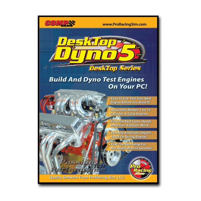 COMP Cams Diagnostic Software 186011; Desktop Dyno 5, PC-compatible
