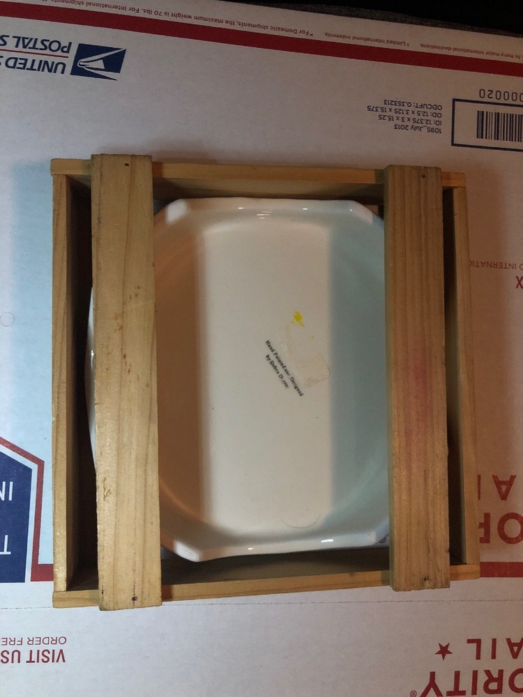 Debra Durrer Handpainted Bird Table Arts