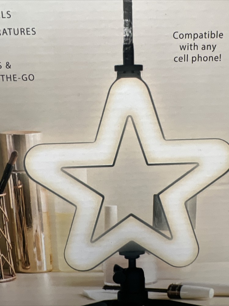 Brookstone 8 Inch Star Ring Light