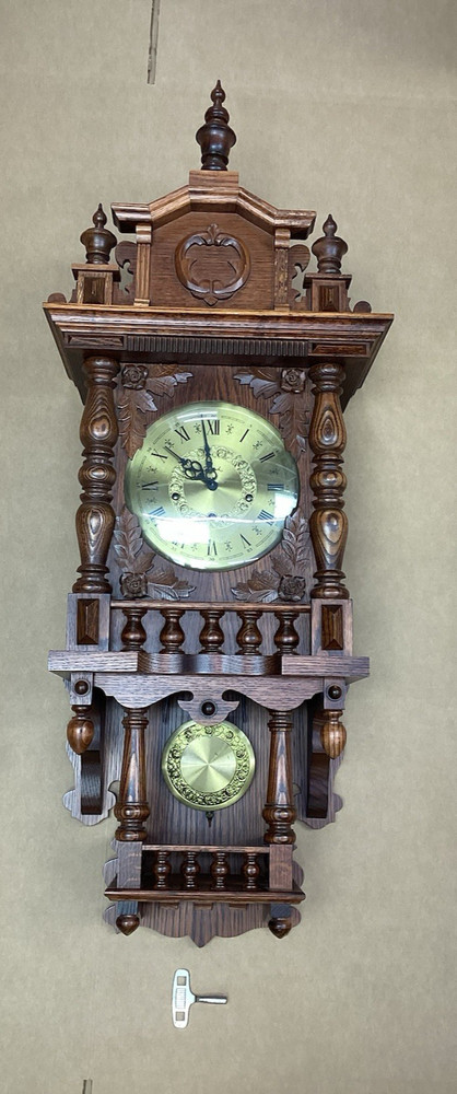 Fauch vintage German triple chime clock