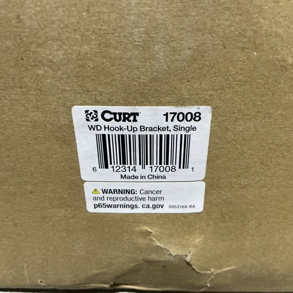 Curt 17008 Weight Distribution Hitch Hook-Up Bracket