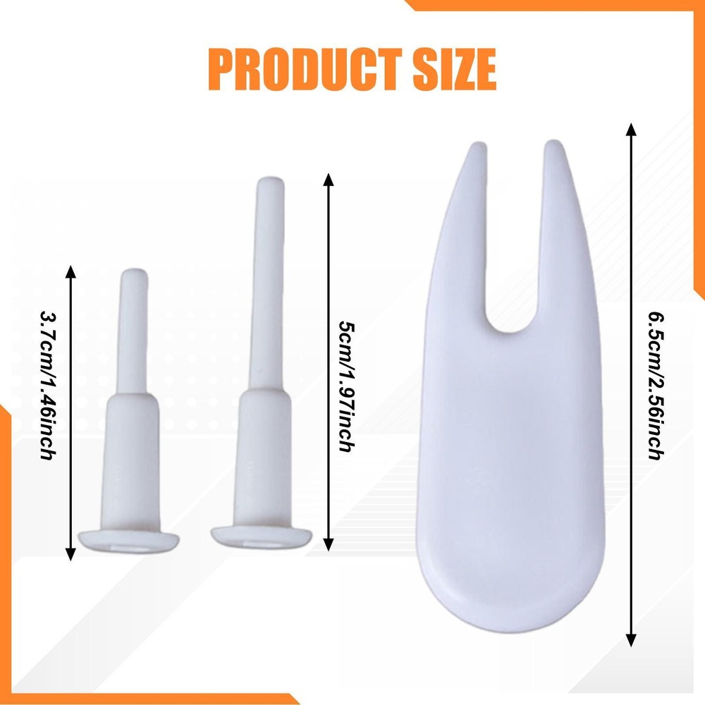 2Pcs Exercise Ball Plugs Replacement Convenient Lightweight White with Plug