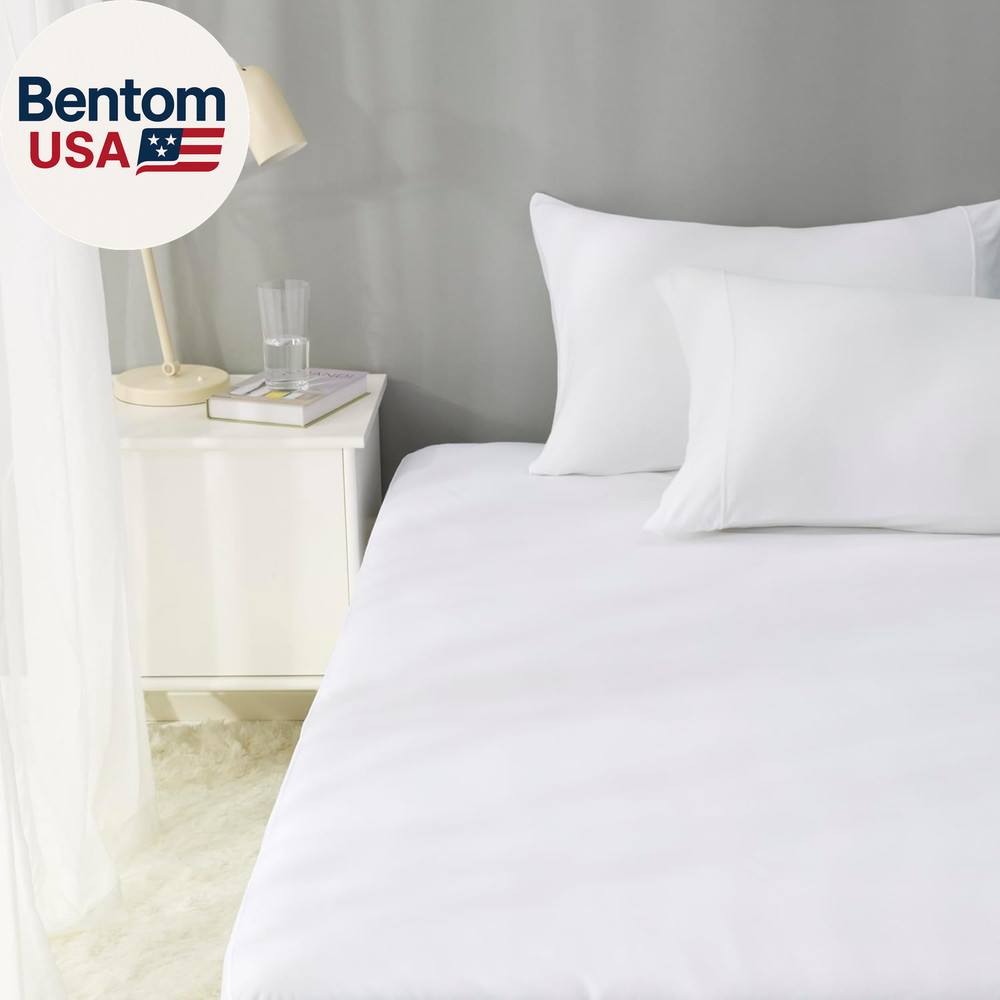 Waterproof Mattress Protector, White, Twin
