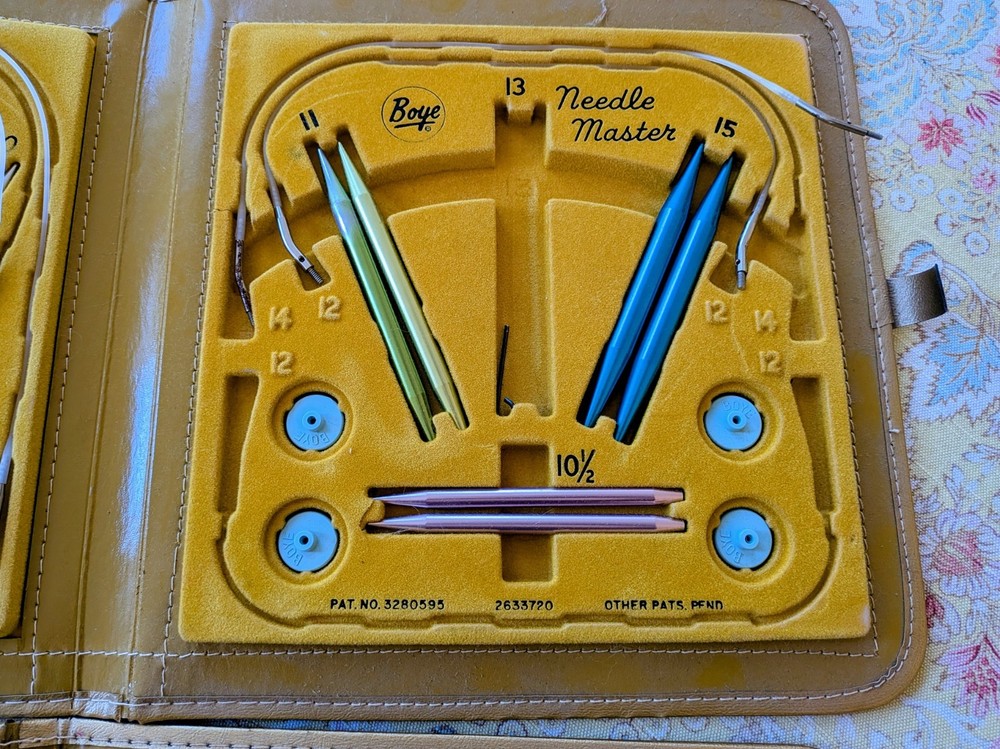 2 Vintage Round Needle Knitting Sets BOYE