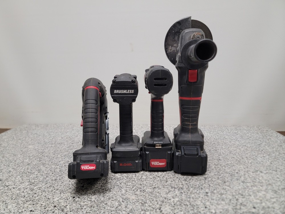 Hyper Tough Li-Ion Cordless 4-Tool Combo Kit