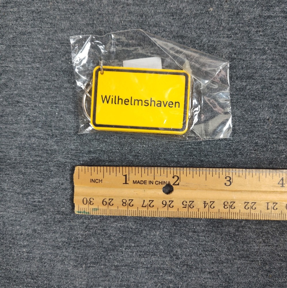Wilhelmshaven Germany Sign Keychain