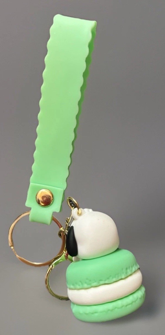 Sanrio Pochacco "Happy Time" keychain from the Snack Series