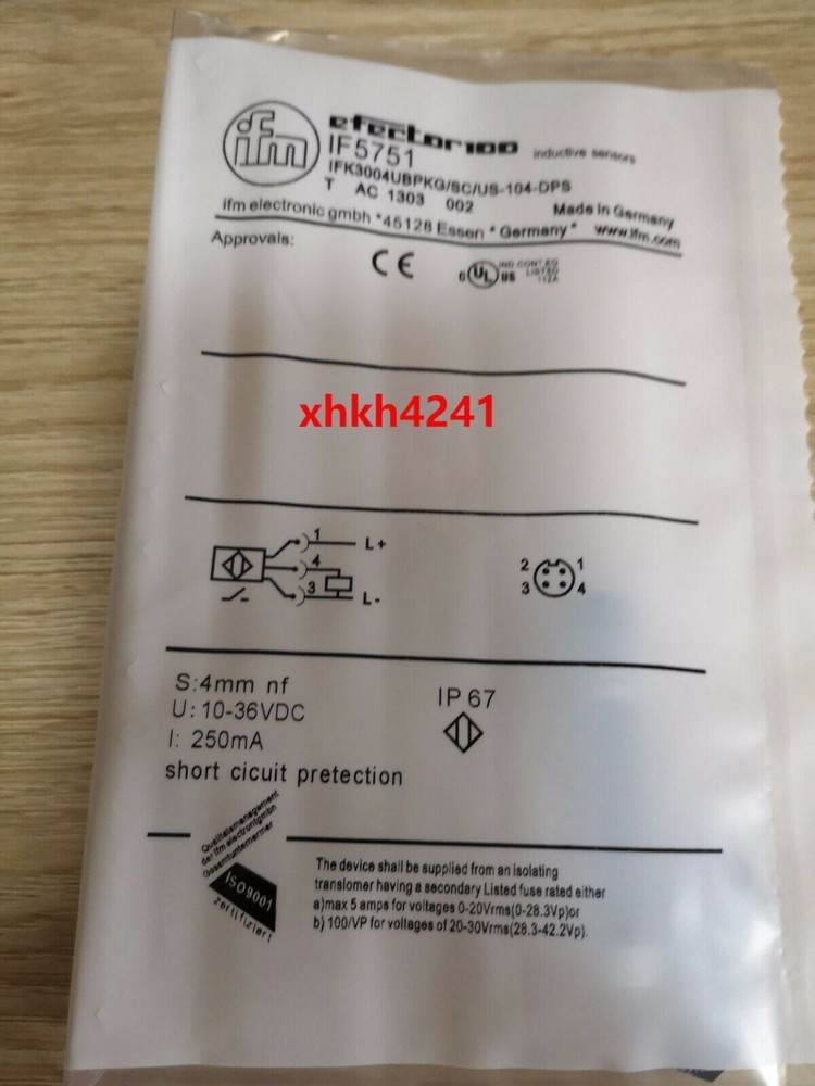 New IFM IF5751 Sensor