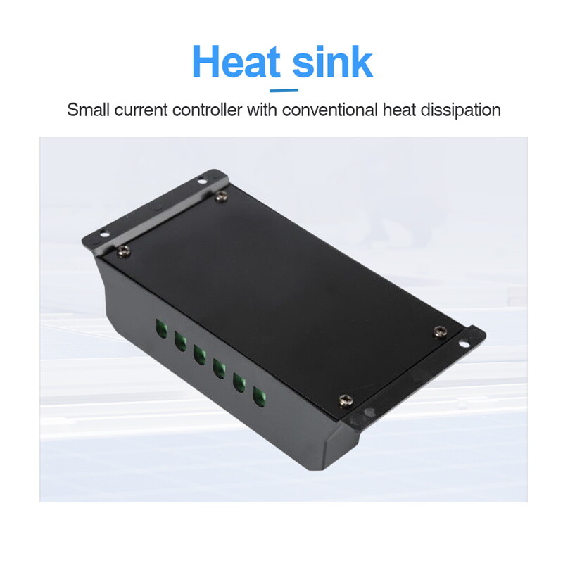 30A Solar Panel Battery Charge Controller 12V/24V LCD Regulator Auto Dual USB