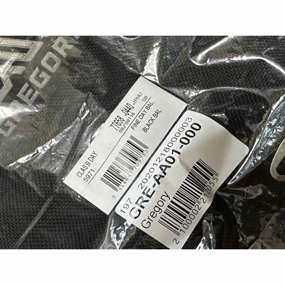 Gregory Fine Day Backpack Black Used From Japan