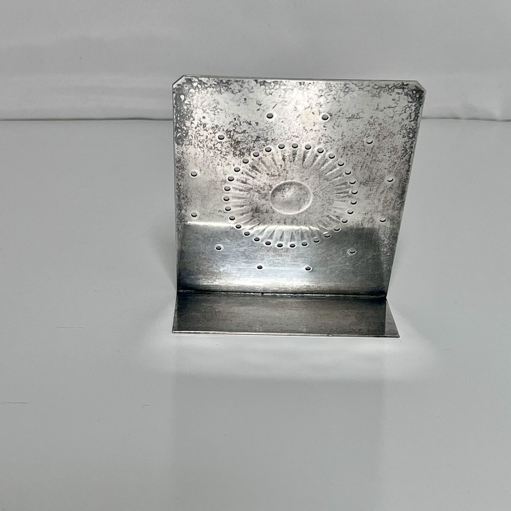 Vintage Oneida USA Silver Plate Perpetual Calendar Zodiac Astrological Desk