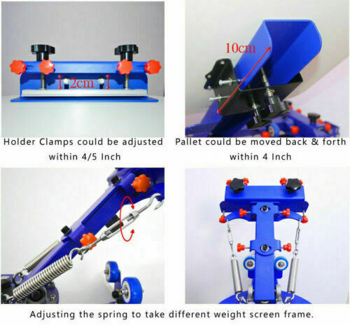 TECHTONGDA 6 Color Screen Printing Kit Micro-adjust Beginner Kit Full Function