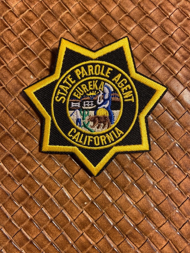California State Parole Agent Star Patch With Loops