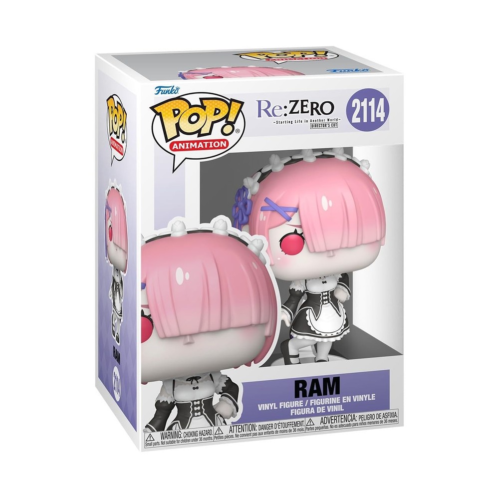 Funko Pop! Animation: Re: Zero - Ram - Collectable Vinyl Figure - Multicolor