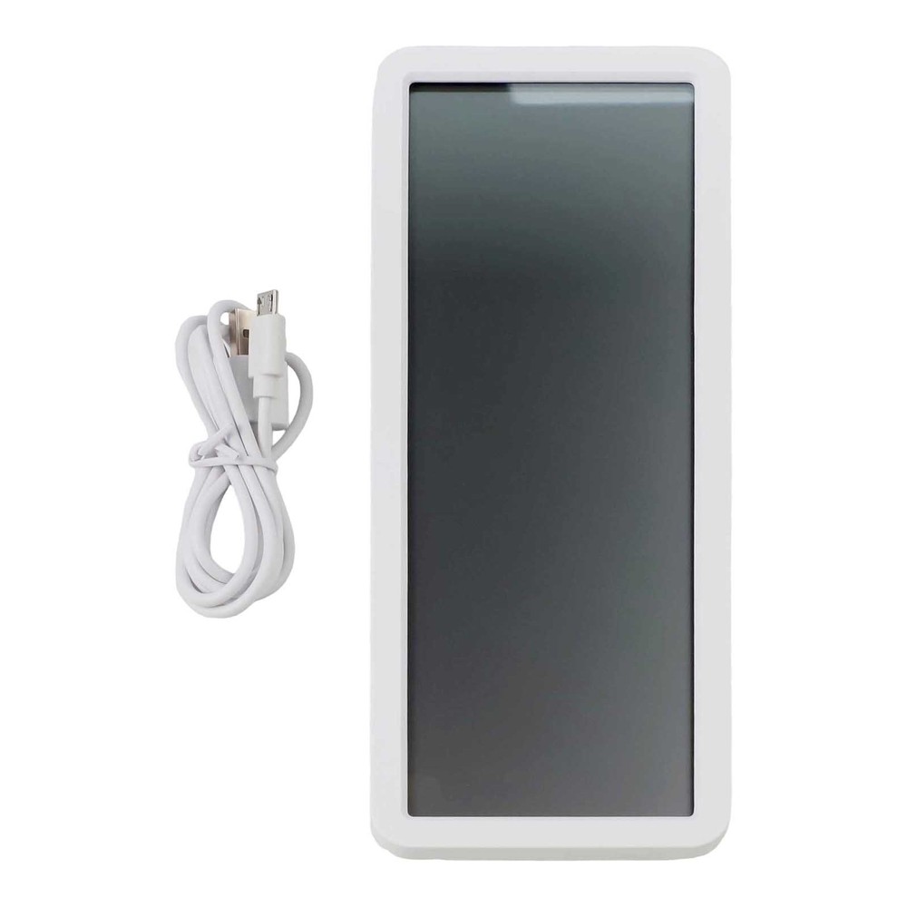 LCD Digital Wall Clock with Time Temperature Humidity and Date Display