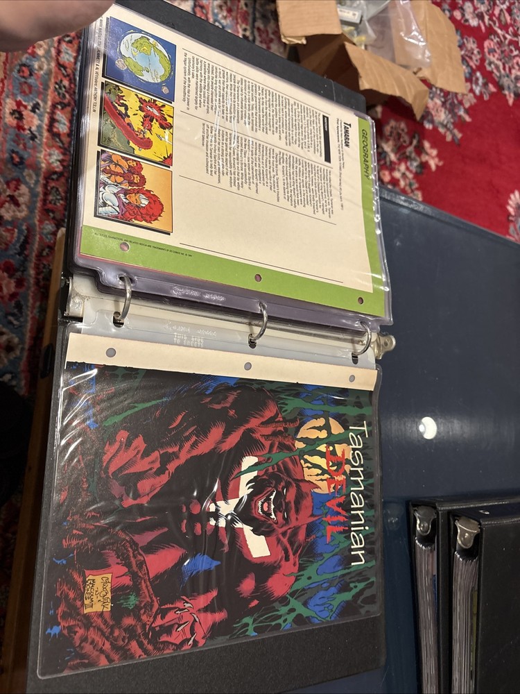 Comic Book Bio Binder