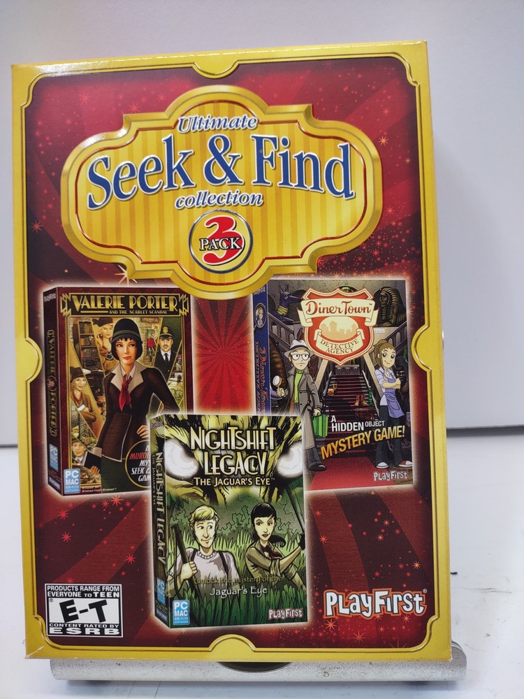 Ultimate Seek & Find Collection 3-Pack PC Mac Hidden Object Game PlayFirst