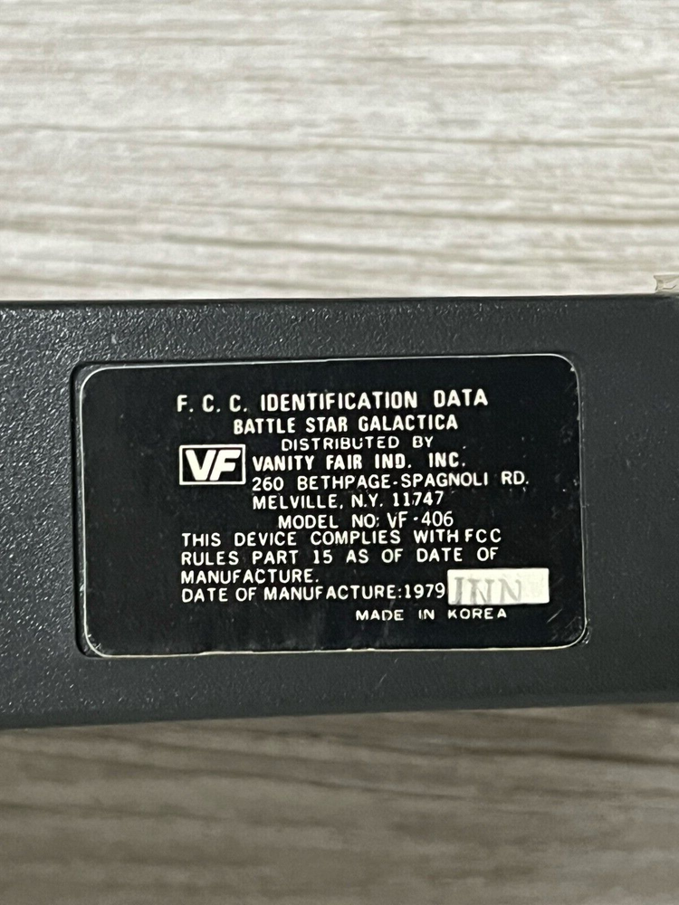 1979 VTG Battlestar Galactica Walki-Talki's - Untested