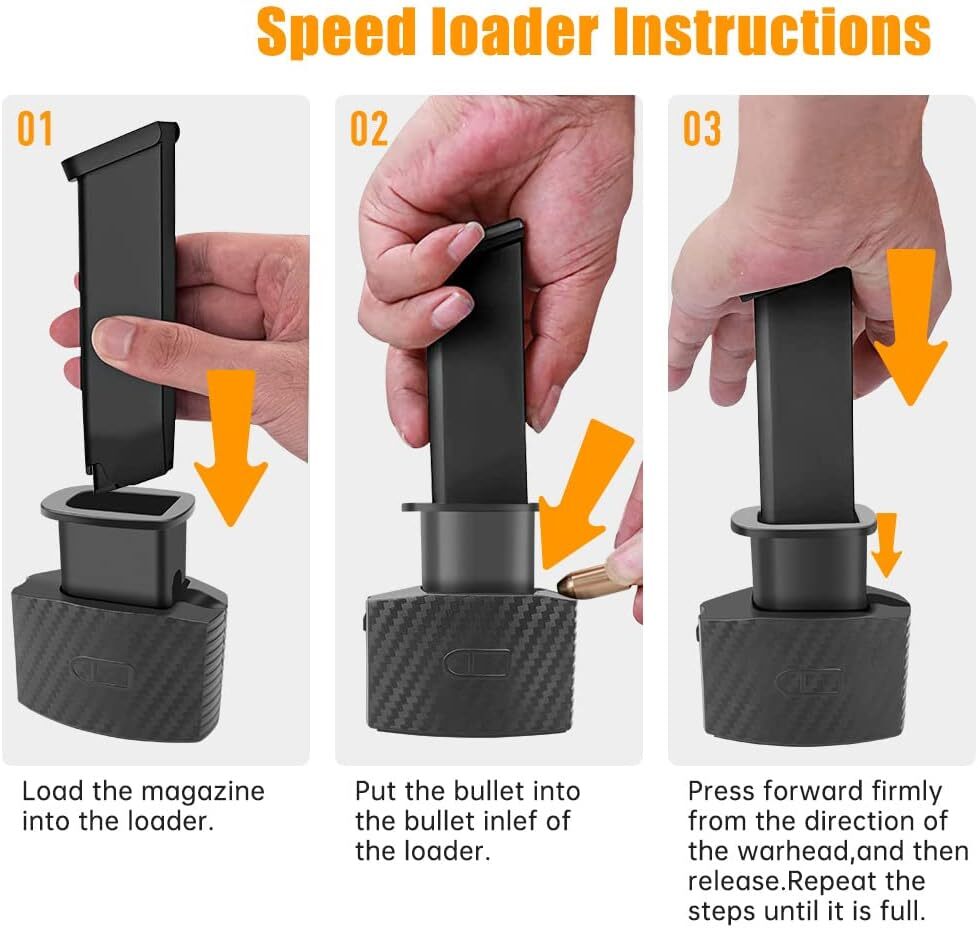 Magazine Speed Loader for SIG365 9mm /.40 Fits Glockk 17,18,19,22,23,24,26,27,34