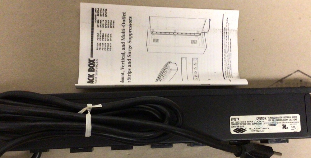 Black Box Surge Protector SP187A