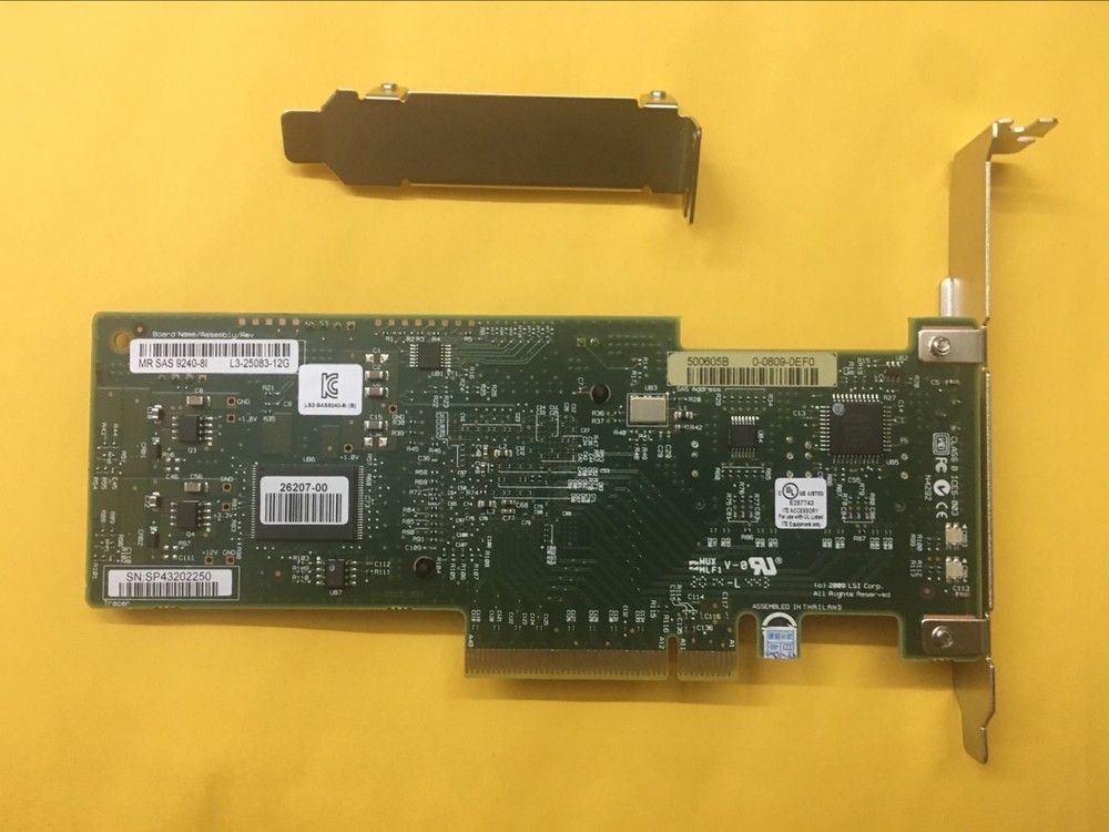 LSI 9240-8i 8-port SAS SATA LSI00200 Server RAID Controller Card