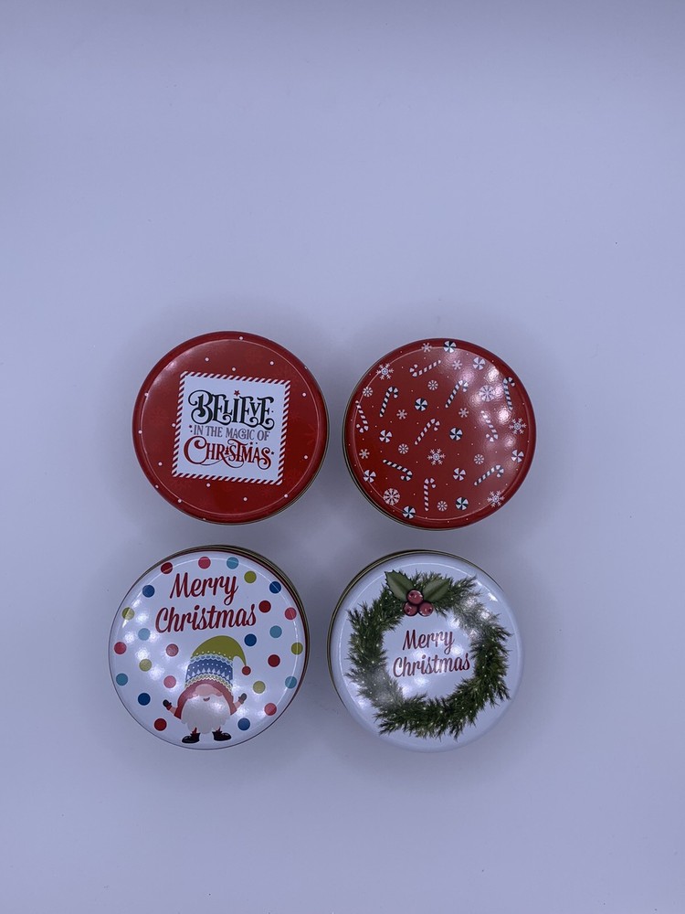 Holiday Tins Metal Containers