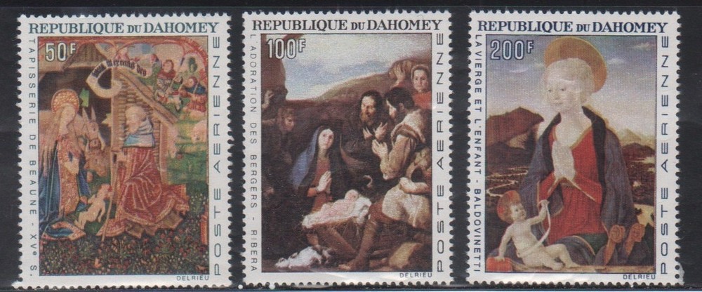 Dahomey C46-48 Art Mint NH