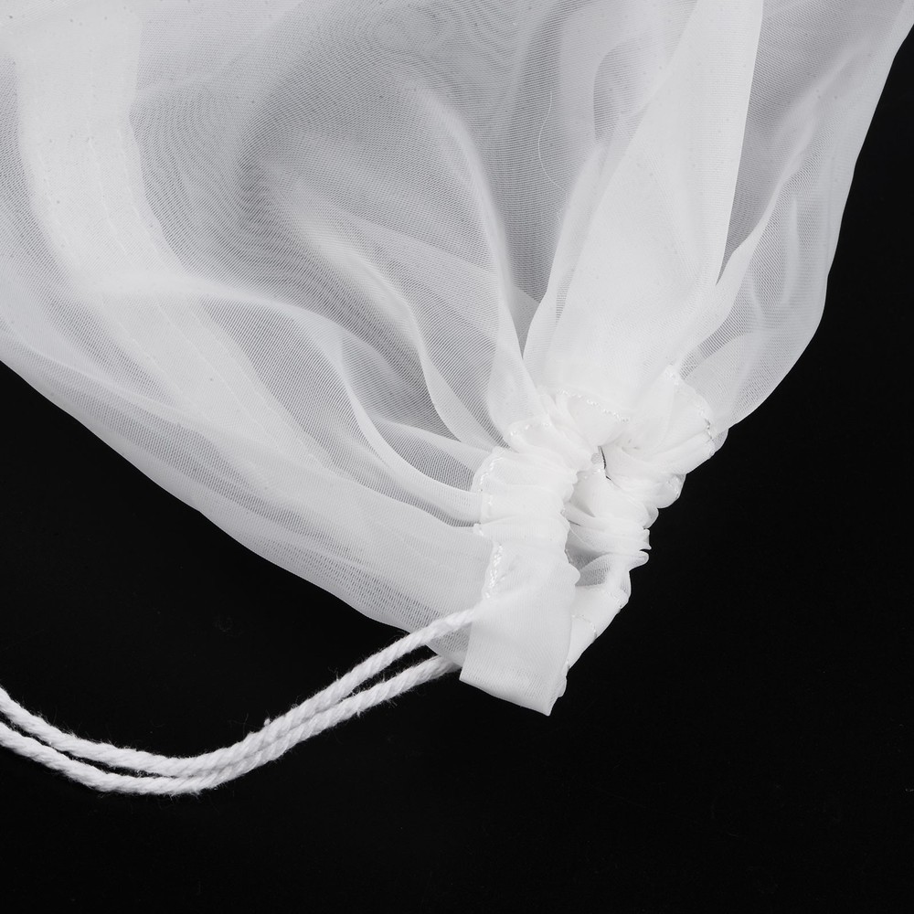 160 Mesh Paint Filter Bag 5.9" Dia Nylon Strainer with Drawstring for Filtering