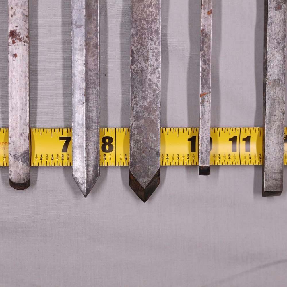 Vintage Greenlee Lathe Chisels Wood Turning Gouges – Set of 7 Woodworking Tools