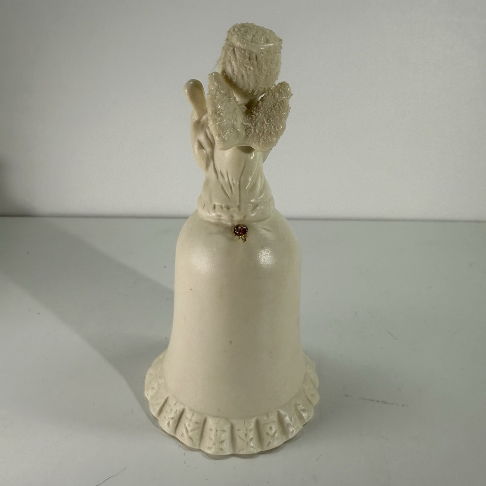 Vintage Ceramic Angel Playing A Cello Bell