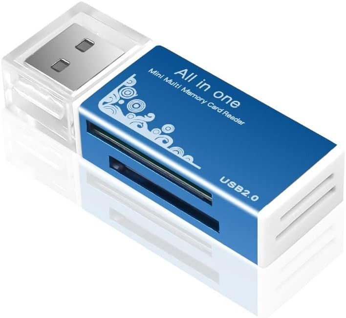 Portable Aluminum SD Card Reader Pack: Supports Multiple Card Types & Devices
