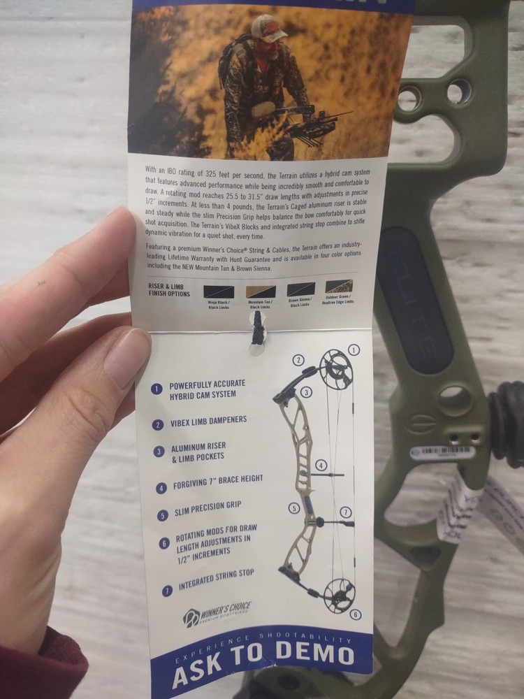 Elite Terrain LH 55-70# OD Green
